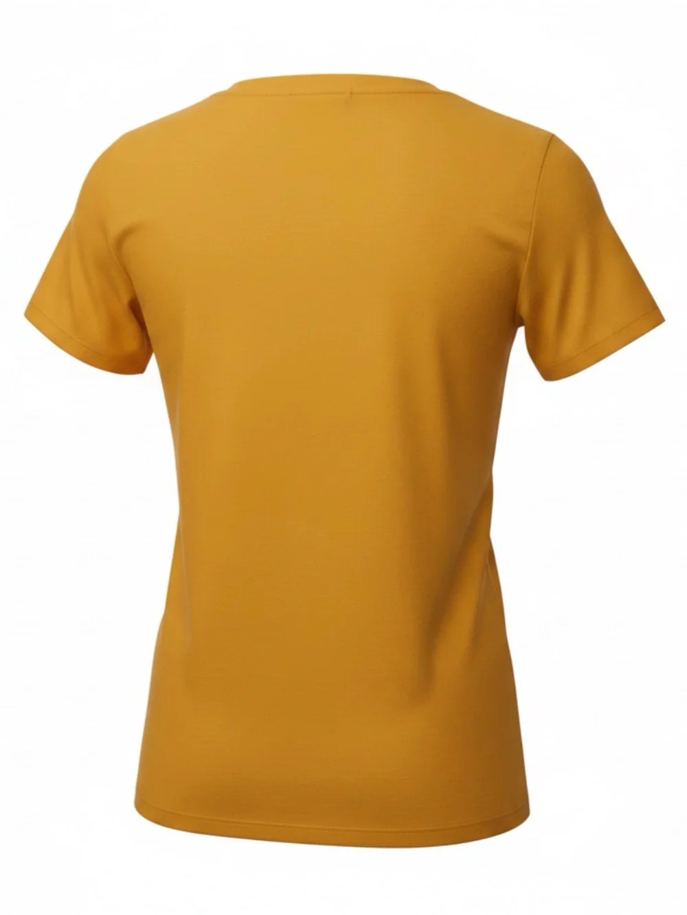 Michael Kors mustard Yellow Short-Sleeve Studded MK Logo Tee
